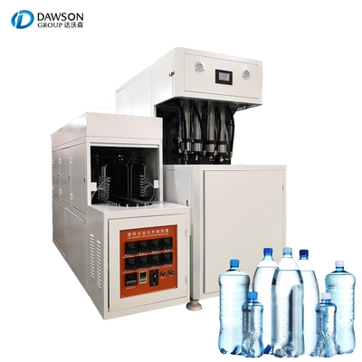 Yarı Otomatik Plastik PET Şişe Şişirme Makinesi Preform Maden Suyu Suyu 2000ml