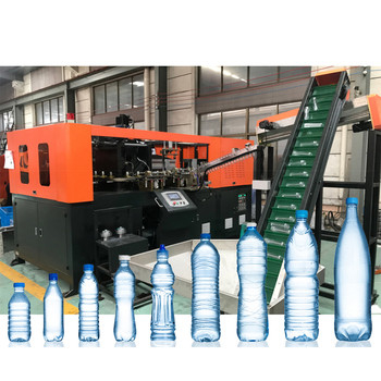 Şeffaf PET maden suyu şişesi 2L plastik üfleme tesisi makineleri şişirme makinesi