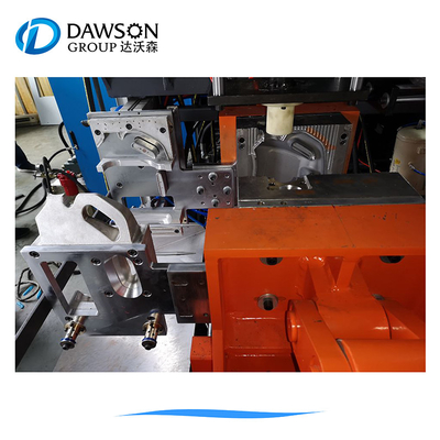 2L 4L HDPE Plastik Yağlayıcı Yağ Şişesi Üretim Hattı Çift İstasyon 75mm Vidalı Ekstrüzyon Şişirme Makinesi
