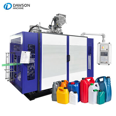 satın al 5L Çift İstasyon Tek Ölçme Başlı Otomatik HDPE Adblue Jerry Can Extrusion Blow Moulding Machine online manufacture
