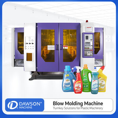 satın al 440V Tam Voltaj Otomatik Çamaşırhane Deterjan Ekstrüzyon Blow Molding Makineleri Üretim hattı 2L 3L 4L Ağırlık 11 Ton Sistem online manufacture