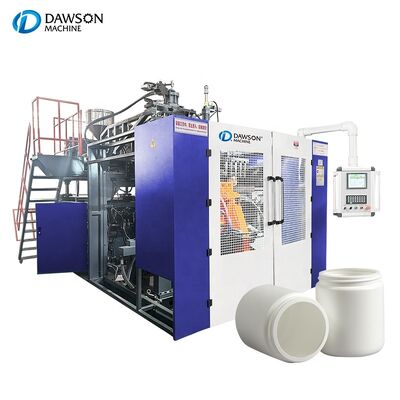 satın al HDPE gıda sınıfı geniş ağızlı kavanozlar ve konteynerler Tek istasyonlu 5 başlı yumurtlama makinesi için üfleme kalıplama makineleri online manufacture