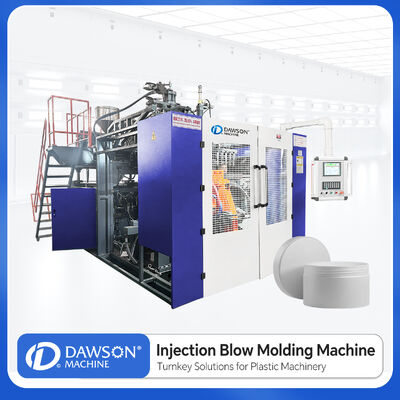 satın al Geniş ağızlı HDPE kutuları için Otomatik Tek İstasyonlu 5 Başlı Ekstrüzyon Üfleme Kalıplama Makinesi online manufacture