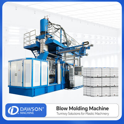 satın al Kullanılmış 1000L IBC Ekstrüzyon Blow Molding Makinesi Yüksek Verimlilik ve Akkumulatör Kafa Tasarımı online manufacture