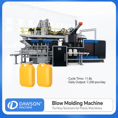 satın al Yüksek Hızlı 6 İstasyon 25L Kapasite Rotary Blow Molding Machine Otomatik Blow Molding Machine online manufacture