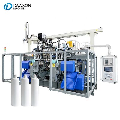 satın al 0-1L HDPE Plastik Şişe Üretimi için Otomatik Çift İstasyonlu Ekstrüzyon Blow Molding Makinesi online manufacture
