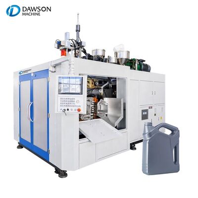satın al HDPE plastik konteyner üretimi için 140 kg/saat çıkışlı çift istasyonlu 3 katmanlı üfleme kalıplama makinesi online manufacture