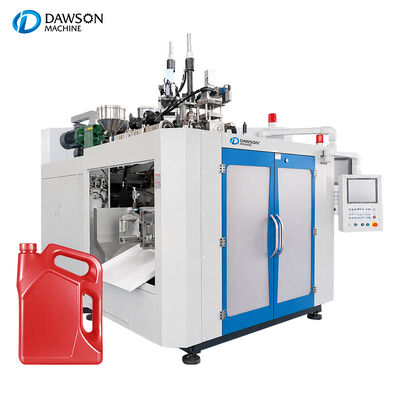 satın al Çift istasyonlu 4 litre HDPE plastik şişe yapımı için 3 katmanlı ekstrüzyon üfleme kalıplama makinesi online manufacture