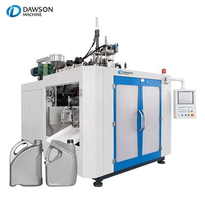 satın al 4L HDPE Plastik Kap Üretimi İçin Otomatik Çift İstasyonlu Ekstrüzyonlu Şişirme Makinesi online manufacture