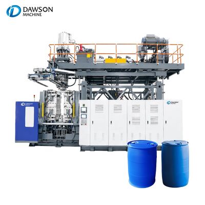 buy Otomatik 200L Plastik Davul Üfleme Kalıplama Makinesi Kimyasal Yağlama Boya Fabrikası için Çift Halka Fıçı Makinesi online manufacture