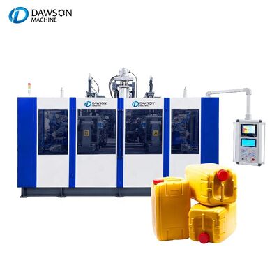 satın al Çift İstasyonlu HDPE Jerry Can Blow Molding Machine Yağlayıcı Yağ Konteynerleri Üretimi için Plastik Blow Molding Makineleri online manufacture