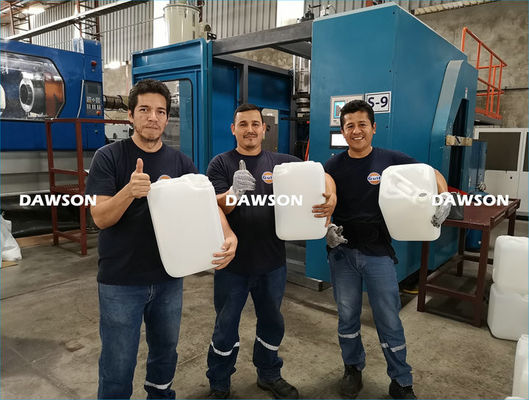 satın al 25l Hdpe Plastic Jerry Can Tank Container Drum Extrusion Blowing Mould Blow Molding Machine online manufacture