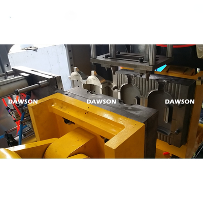 HDPE Otomatik Ekstrüzyon Şişirme Makinesi Çift Kafa Plastik Kaplar