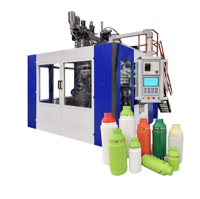 Plastik Konteyner Ekstrüzyon Şişirme Makinesi Tek İstasyon Süt Şişeleri 4 bölge