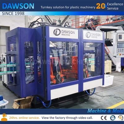 Tek istasyonlu Ekstrüzyon Blow Molding Makinesi ile 0-5L HDPE şişelerinin üretimi