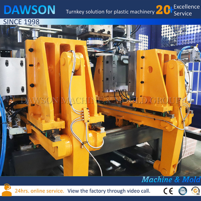 0-5L HDPE Plastik Jerrycan Üretimi için Tek İstasyonlu Ekstrüzyon Blow Molding Makinesi