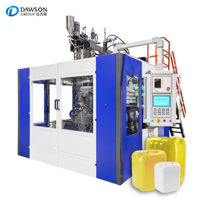 10L 20L 25L 30L Jerrycan yığılmış şişe yağlama yağı Çift İstasyon Ekstrüzyon Blow Kalıplama Makinesi