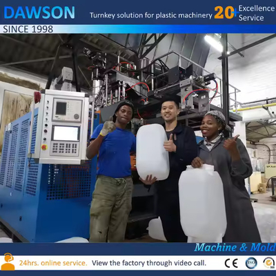 Yüksek Hızlı Plastik Ekstrüzyon Blow Molding Makinesi Hdpe 2L 3L 4L Çamaşır deterjan sıvısı yapımı