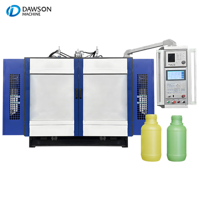 Profesyonel Ekstrüzyon Blow Molding Makinesi Çift İstasyon Çift Başlı