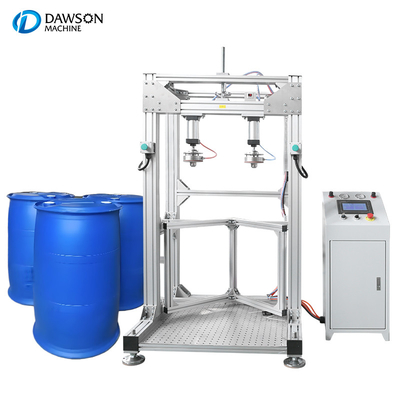 Otomatik Kimyasal Yağ 200L Davul Sızıntı Testici Çift Başlı HDPE Jerrycan Sızıntı Algılama Test Makinesi