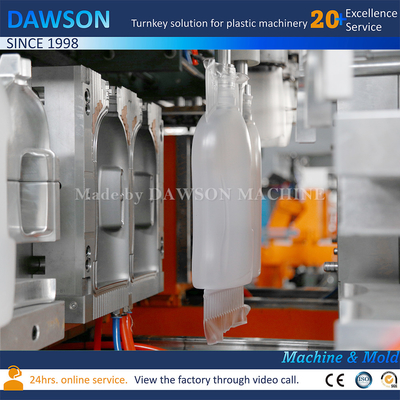 2L 3L 4L Çamaşır deterjanı şişe yapma makinesi Plastik PP HDPE Ekstrüzyon Blow Molding