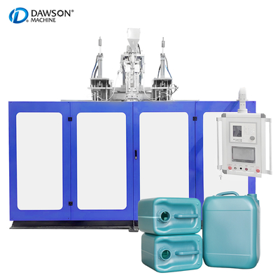 Çift İstasyonlu Çift Ölçekli Başlı Plastik HDPE 5L 10L EURO ADBLUE Denizci Blow Molding Makinesi