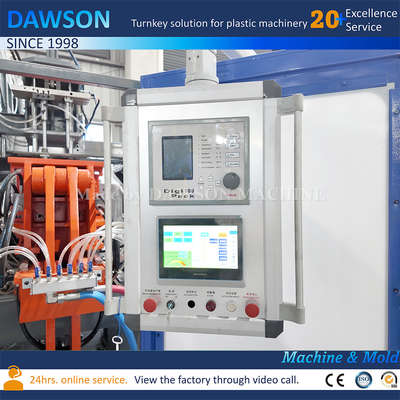 Çift İstasyonlu Çift Ölçekli Başlı Plastik HDPE 5L 10L EURO ADBLUE Denizci Blow Molding Makinesi