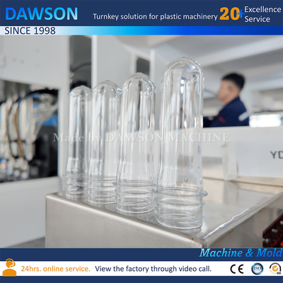 500ml 1000ml Şeffaf PET Kutusu Yapma Blow Molding Makine Tamamen Otomatik