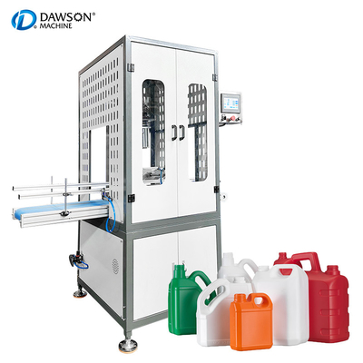 Otomatik Plastik 5L 10L 20L Jerrycan Davul Şişe Ağzı Boyun ve Kesme Makinesi Şişe Ağzı Döşeme Makinesi