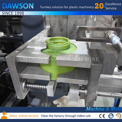 HDPE Ekstrüzyon Blow Molding Makinesi Geniş Boynuzlu Tıbbi Kimyasal Paket Plastik 1400ml Şişe