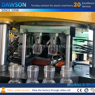 Otomatik Plastik Kozmetik Şişe Yapma Makinesi Stretch Blow Moulding Machine