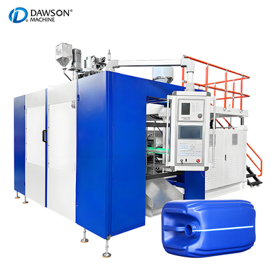 Tek istasyonlu 20L 23L 25L HDPE Jerry Can Extrusion Blow Molding Machine