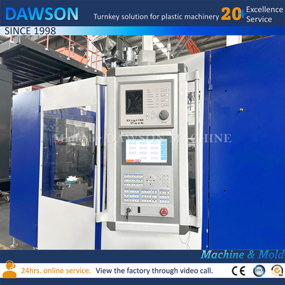Tek istasyonlu 20L 23L 25L HDPE Jerry Can Extrusion Blow Molding Machine