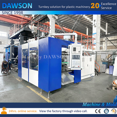 Tek istasyonlu 20L 23L 25L HDPE Jerry Can Extrusion Blow Molding Machine