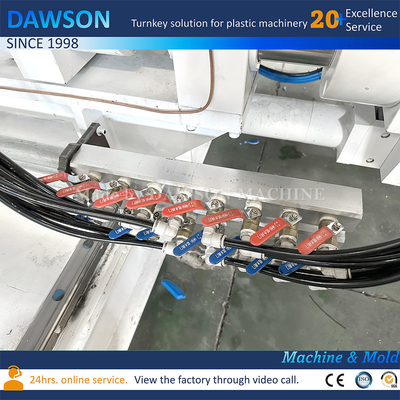 Tek istasyonlu 20L 23L 25L HDPE Jerry Can Extrusion Blow Molding Machine