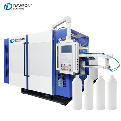 HDPE 500ml 900ml Çift İstasyonlu Dört Kalıp Kafalı Ekstrüzyon Şişirme Makinesi