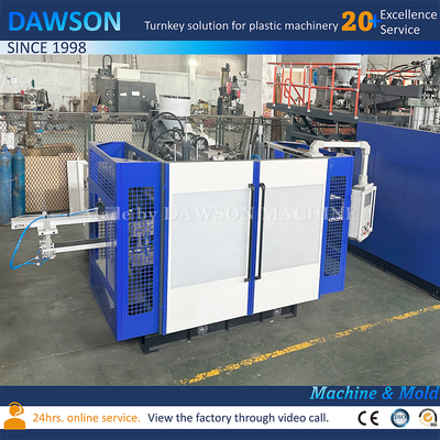 HDPE 500ml 900ml Çift İstasyonlu Dört Kalıp Kafalı Ekstrüzyon Şişirme Makinesi