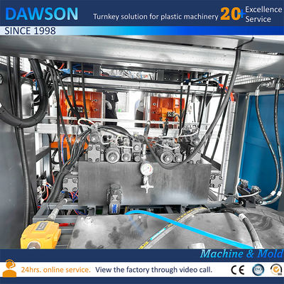 Yüksek Hızlı HDPE Çamaşır Deterjanı Çift İstasyonlu Şişe Ekstrüzyon Şişirme Makinesi