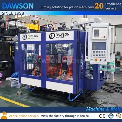 Müşteri Tarafından Belirtilen Gerilim 4L 5L PP HDPE Deterjan Yağ Süt Şişesi Varil Fıçı Kalıplama Ekstrüzyon Şişirme Kalıplama Makinesi