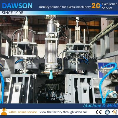 67kw Power Double Station Extrusion Blow Molding Machine for 1L-5L Plastic Bottle Production