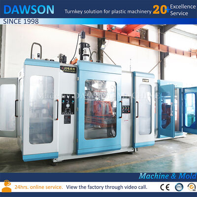 Tam elektrikli çift istasyonlu HDPE 3L 5L Jerrycan Ekstrüzyon Blow Molding Makinesi