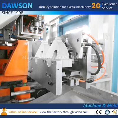 Tam elektrikli çift istasyonlu HDPE 3L 5L Jerrycan Ekstrüzyon Blow Molding Makinesi