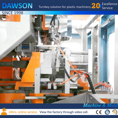 Tam elektrikli çift istasyonlu HDPE 3L 5L Jerrycan Ekstrüzyon Blow Molding Makinesi