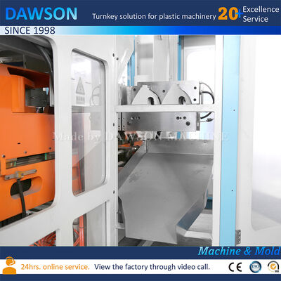 Tam elektrikli çift istasyonlu HDPE 3L 5L Jerrycan Ekstrüzyon Blow Molding Makinesi