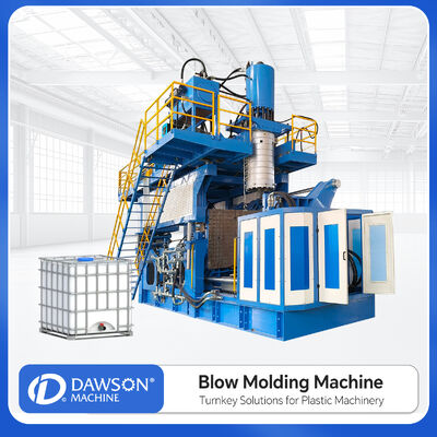 Yüksek verimlilik IBC tank üretimi için Akkumulatör başı tasarımı ile 1000L Kapasite Ekstrüzyon Blow Molding Makinesi